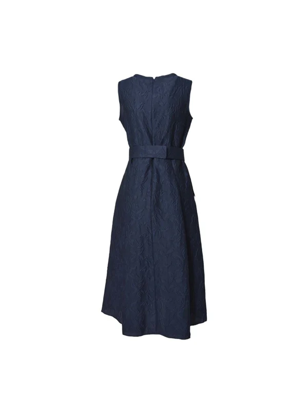 Max Mara Blue Midi Dress - Image 2