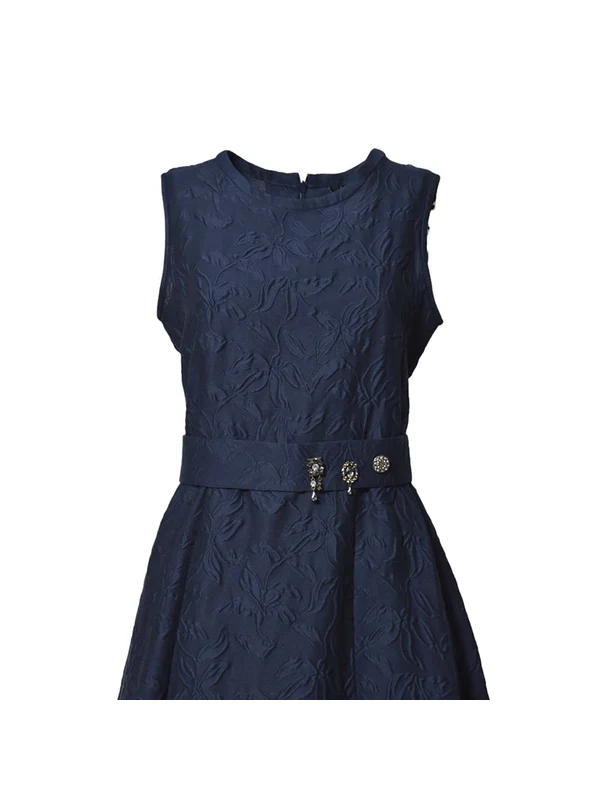 Max Mara Blue Midi Dress - Image 3