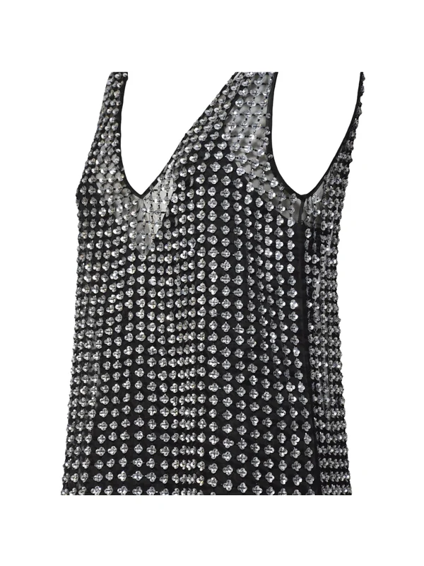 Max Mara Black Mini Dress - Image 3