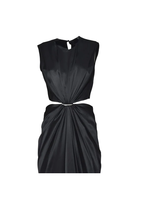 Max Mara Black Long Dress - Image 3