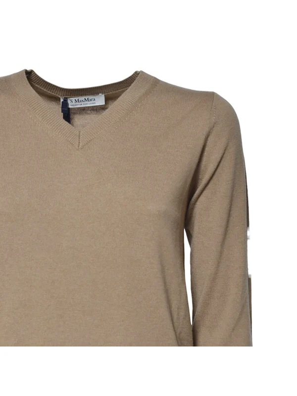 S Max Mara Beige Knitted - Image 3