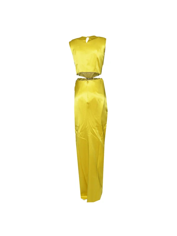 Max Mara Yellow Long Dress - Image 2