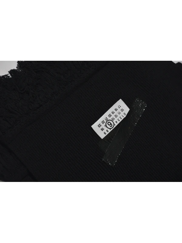 Mm6 Maison Margiela Black Other Fabric Mufflers - Image 2