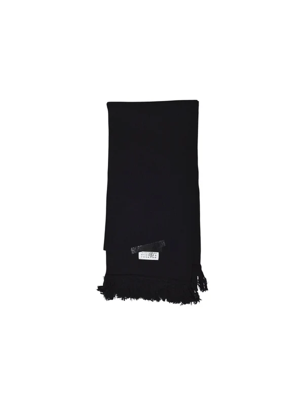 Mm6 Maison Margiela Black Other Fabric Mufflers - Image 3