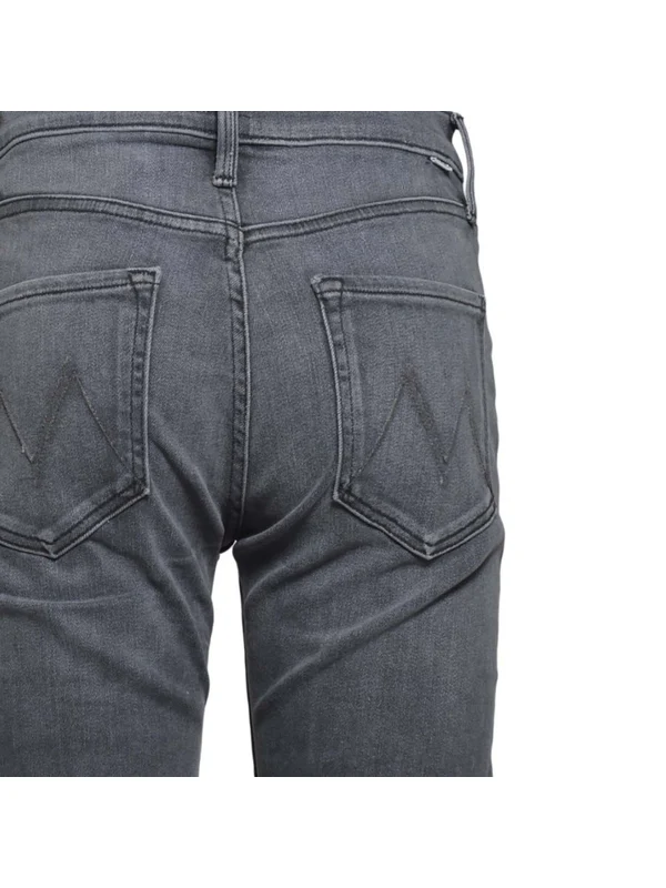 Mother Grey Denim Pants - Image 3