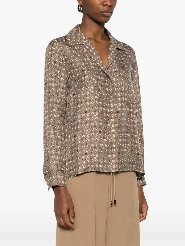 Max Mara Brown Shirts & Blouses - Image 3