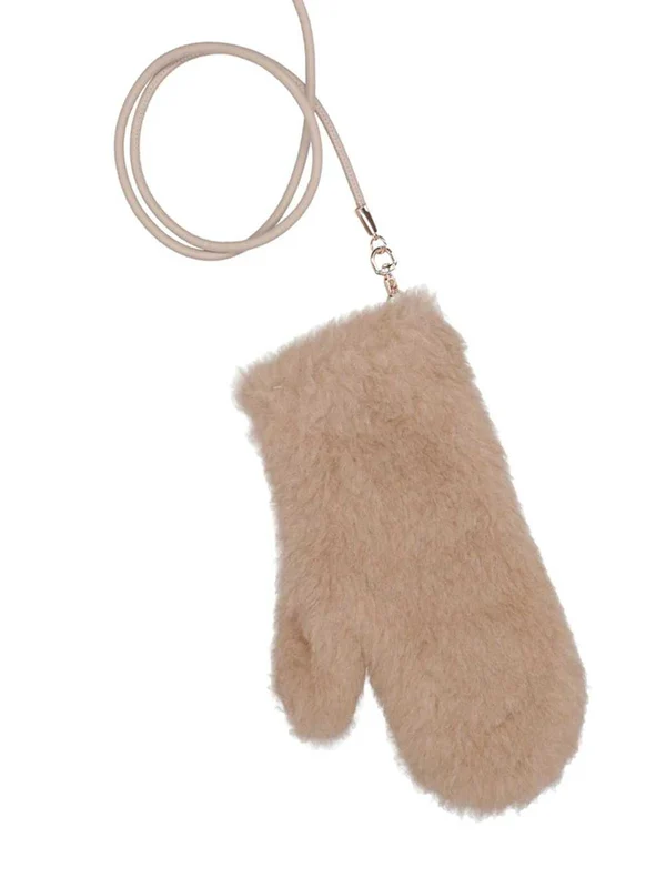 Max Mara Beige Wool Gloves - Image 2
