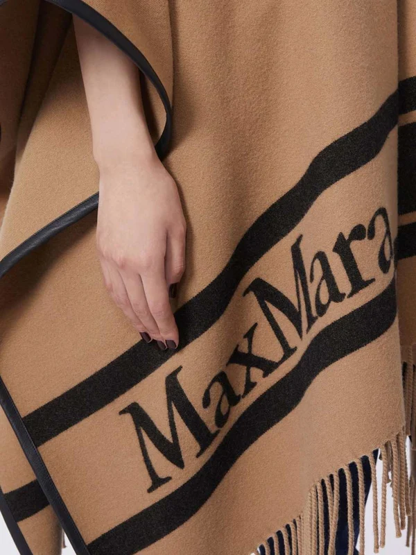 Max Mara Brown Wool Mufflers - Image 5