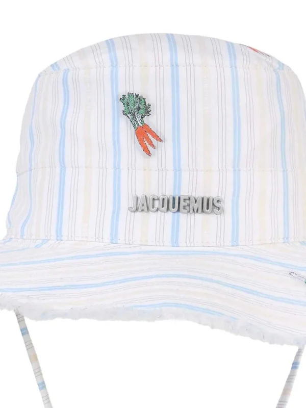 Jacquemus White Bucket Hats - Image 2