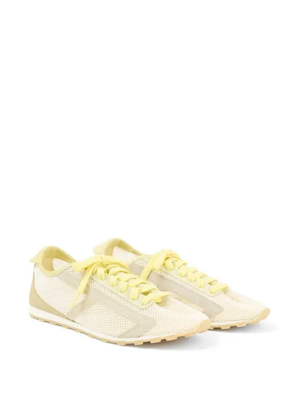 Jacquemus Yellow Low Top Sneakers - Image 2