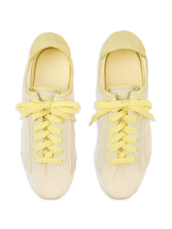 Jacquemus Yellow Low Top Sneakers - Image 3