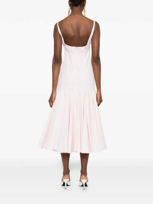Jacquemus Pink Mini Dress - Image 4