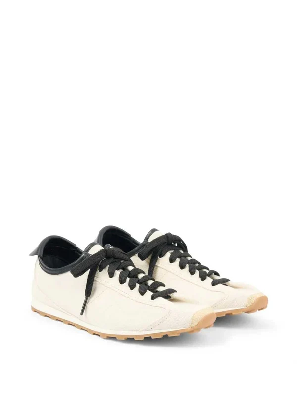 Jacquemus Beige Low Top Sneakers - Image 2