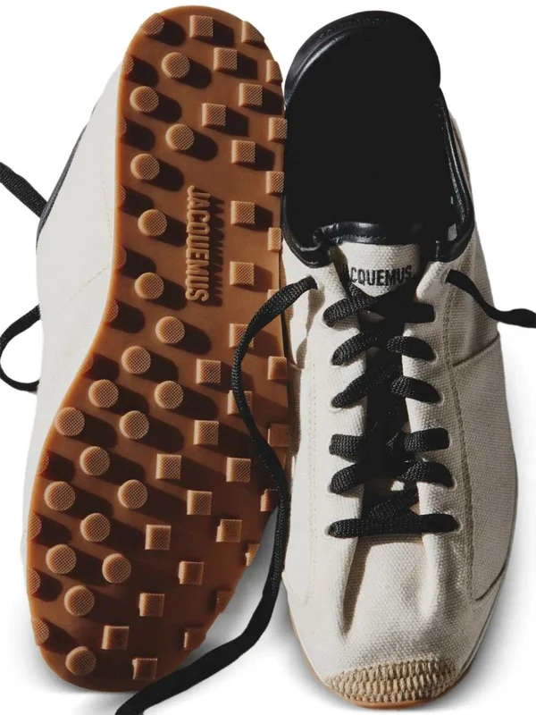 Jacquemus Beige Low Top Sneakers - Image 4