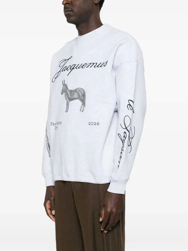 Jacquemus Grey Sweatshirts - Image 3