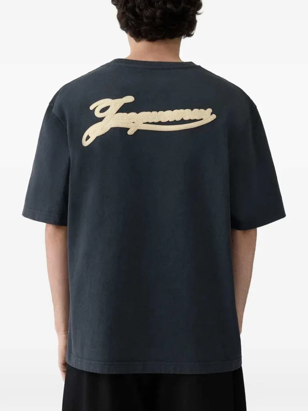 Jacquemus Navy Half Sleeve - Image 3