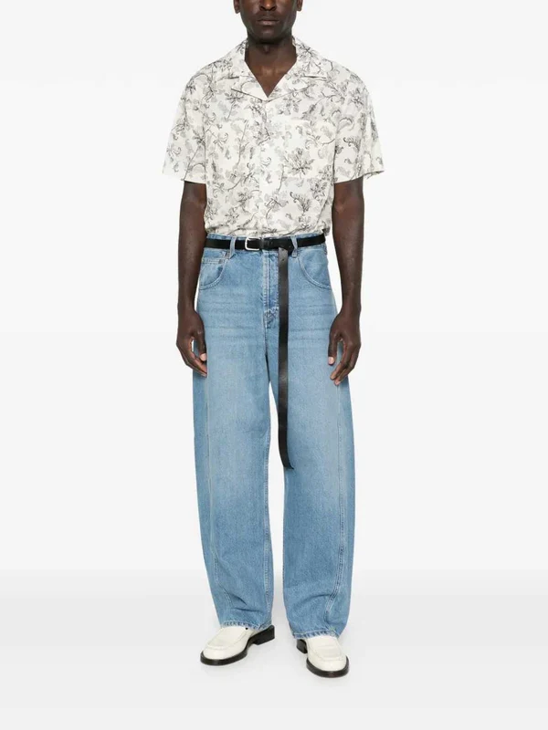Jacquemus Blue Denim Pants - Image 2