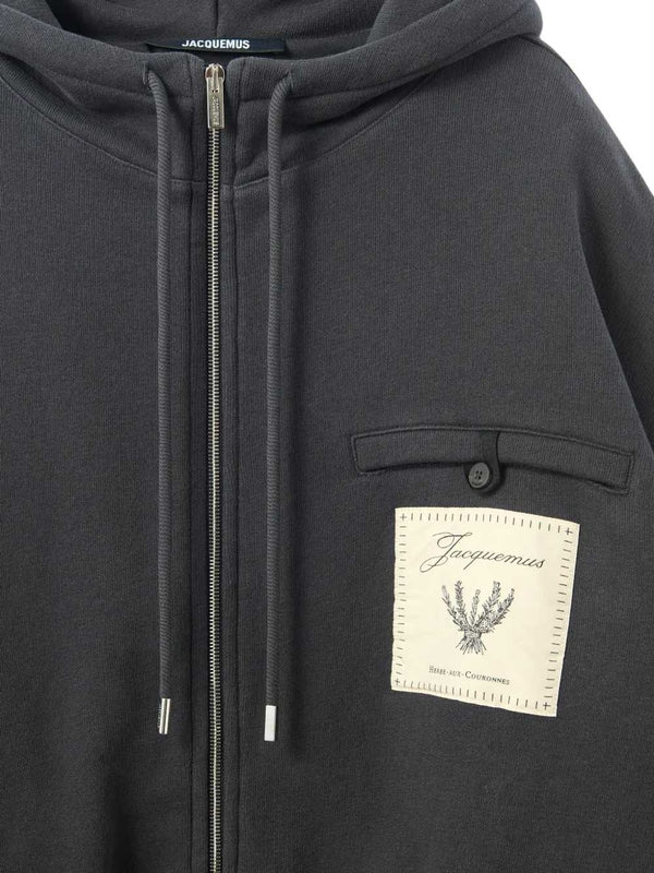 Jacquemus Navy Hoodies - Image 4