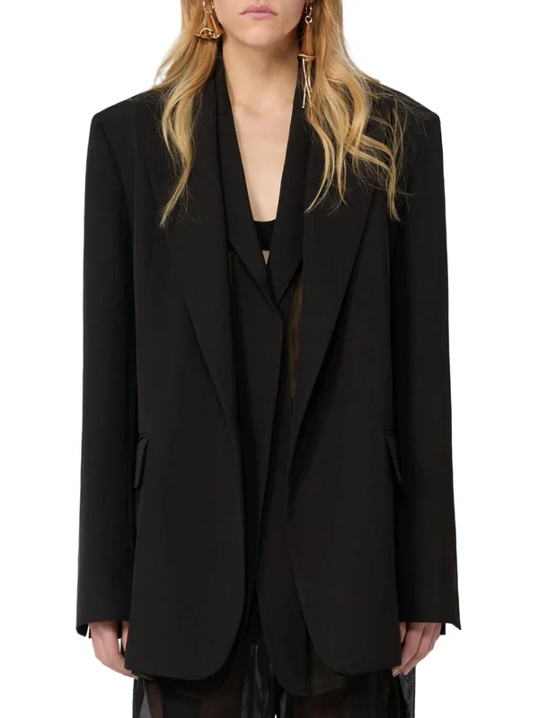 Sportmax Black Tailored Jackets - Image 3