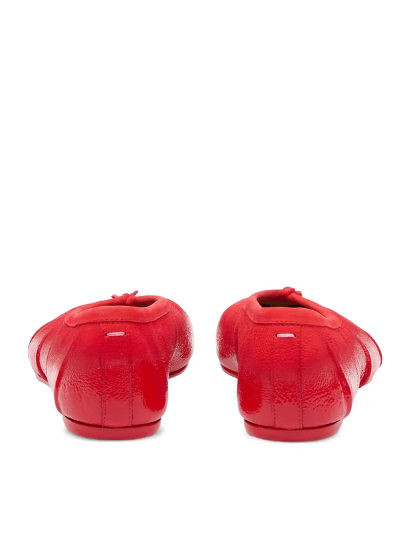 Maison Margiela Red Flat Shoes - Image 4