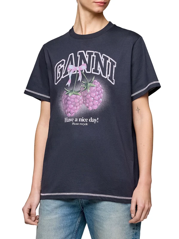 Ganni Black Half Sleeve - Image 3