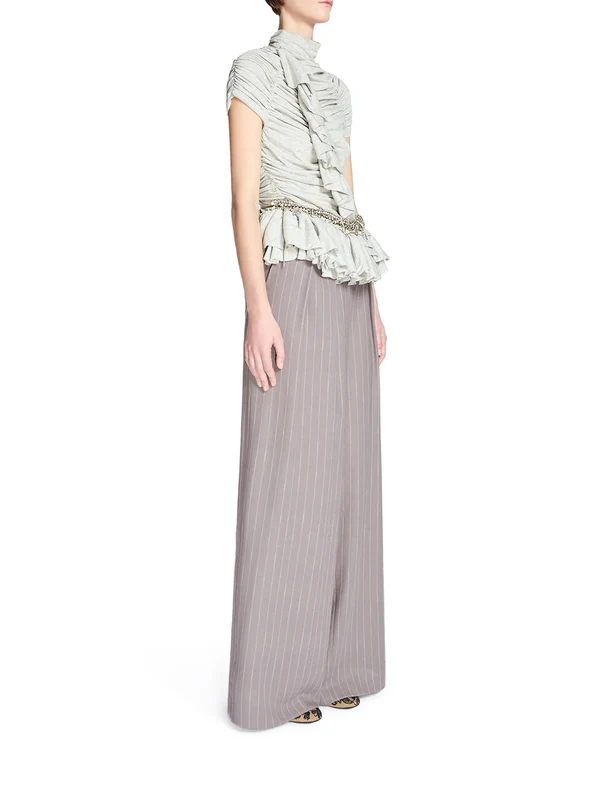Dries Van Noten Purple Trousers - Image 3