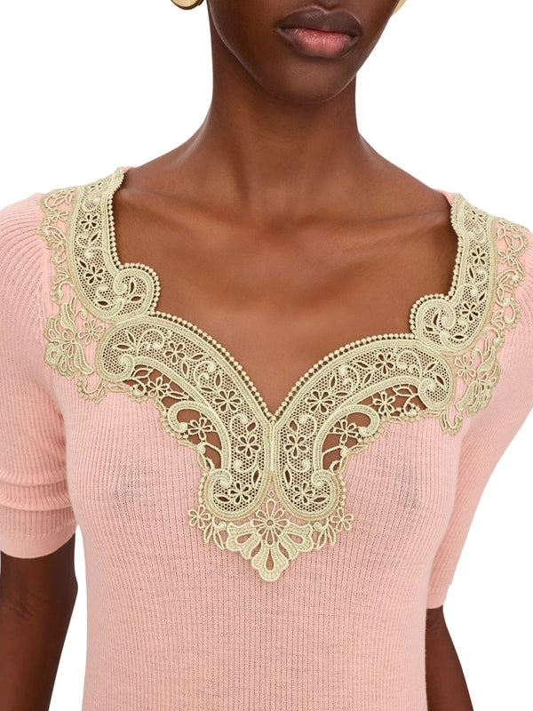 Chloe Pink Knitted - Image 4