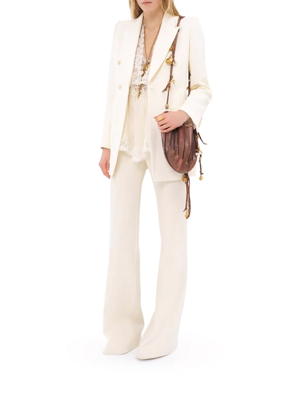 Chloe White Trousers - Image 2