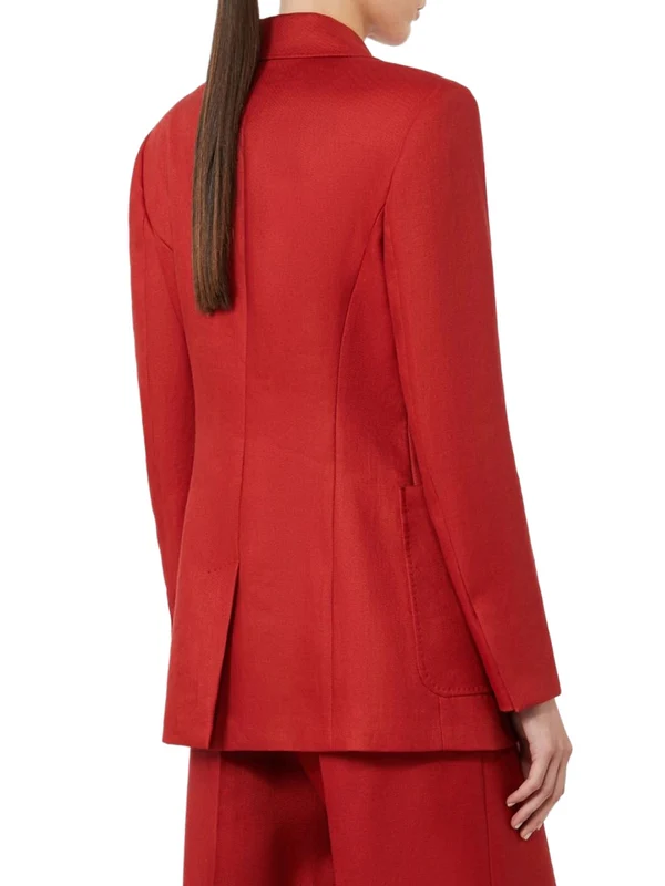 Max Mara Red Tailored Jackets - Image 4
