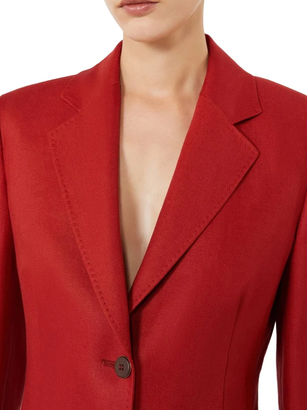 Max Mara Red Tailored Jackets - Image 5