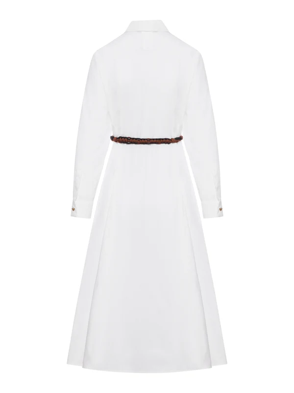 Max Mara Studio White Midi Dress - Image 2