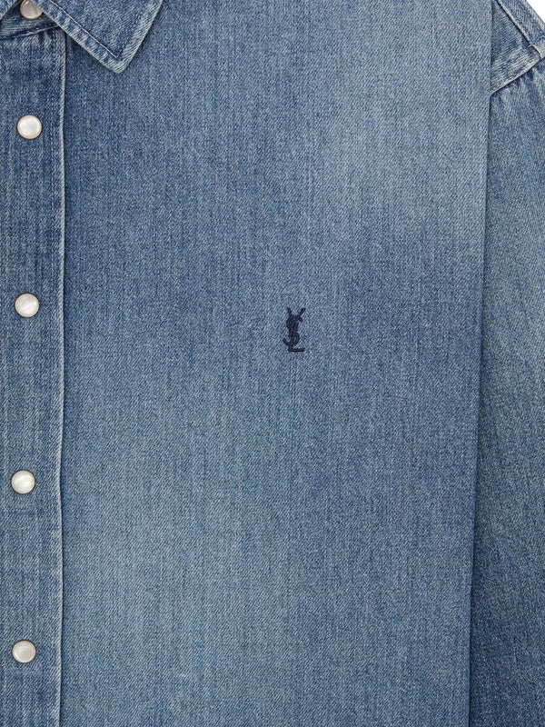 Saint Laurent Blue Shirts - Image 3
