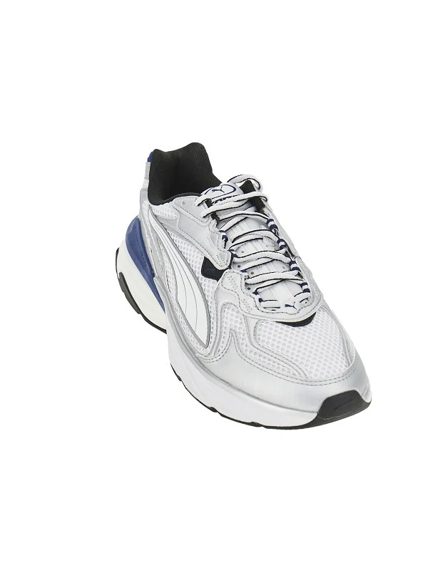 Puma Silver Low Top Sneakers - Image 2