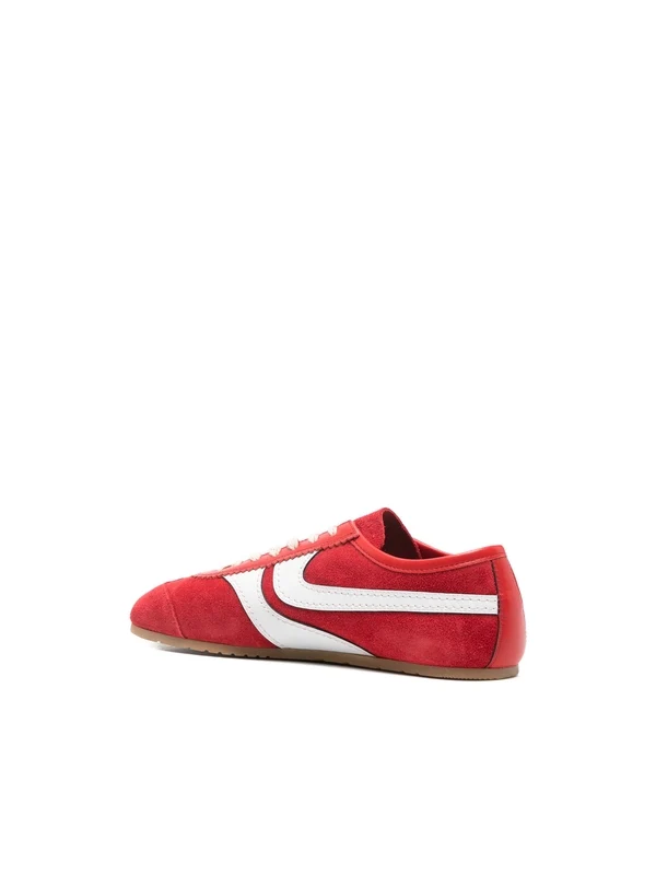 Dries Van Noten Red Low Top Sneakers - Image 3