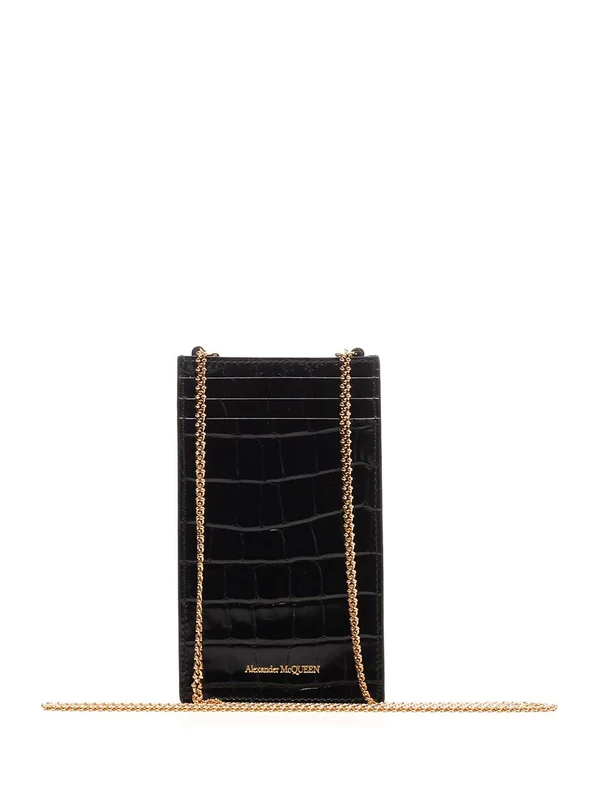 Alexander Mcqueen Black Phone Cases - Image 3