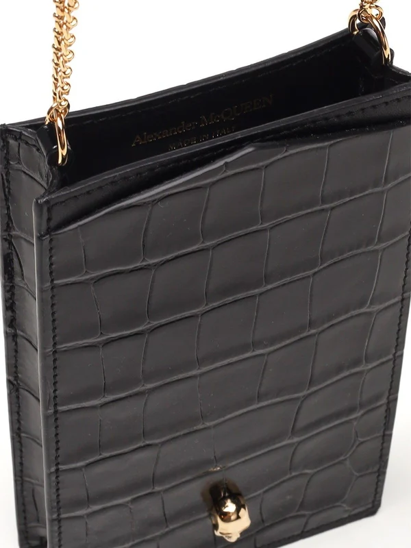 Alexander Mcqueen Black Phone Cases - Image 4