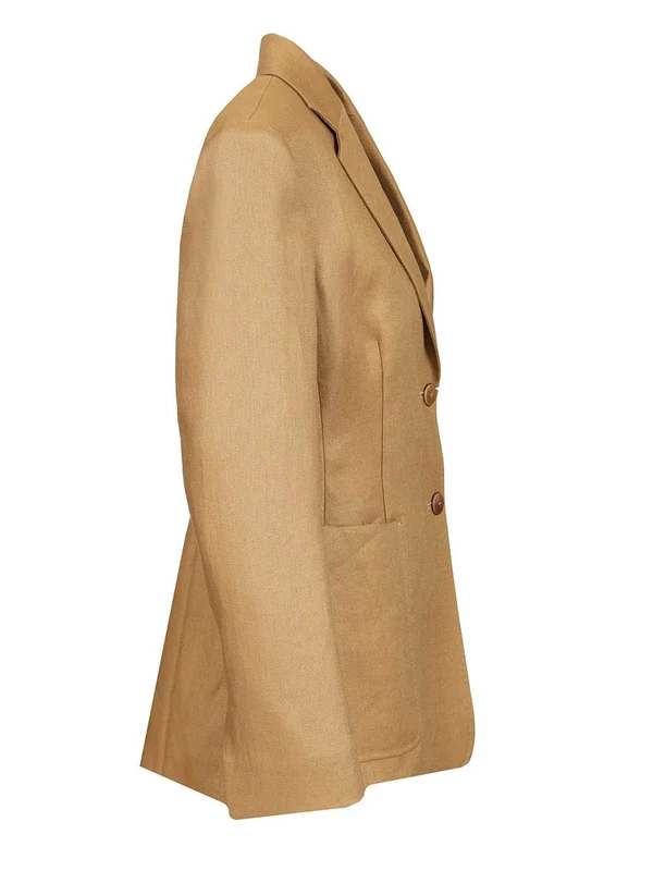 Max Mara Beige Tailored Jackets - Image 3