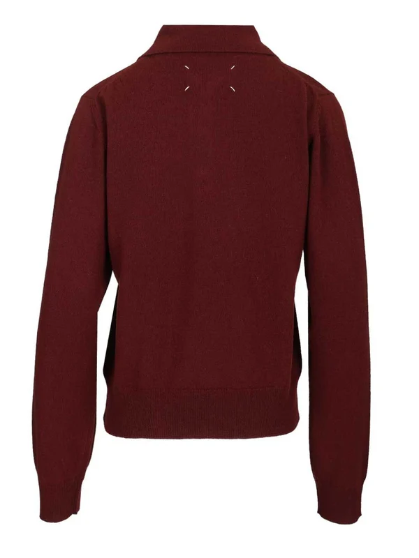 Maison Margiela Burgundy Knitted - Image 2