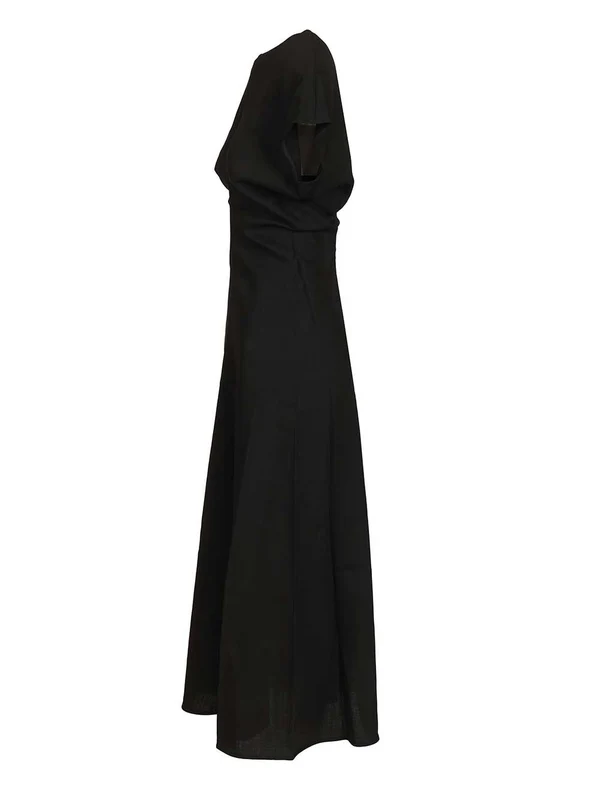 Toteme Black Long Dress - Image 3