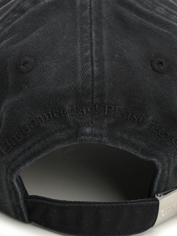 Ganni Black Cap - Image 5