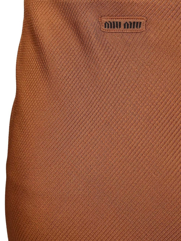 Miu Miu Brown Skirts - Image 4