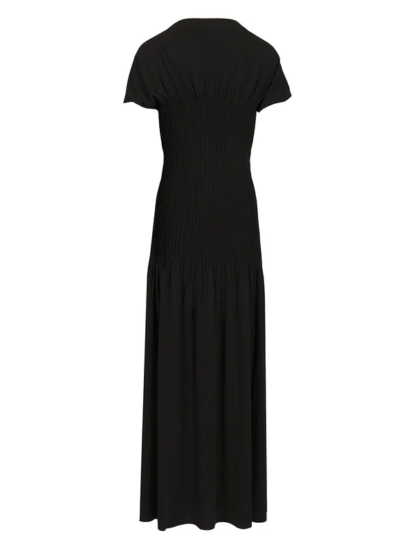 Toteme Black Long Dress - Image 2