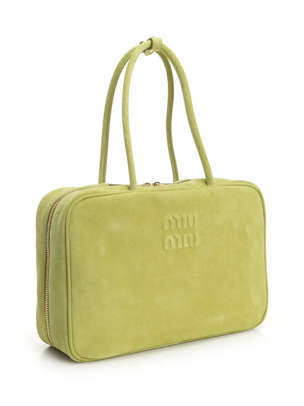 Miu Miu Green Tote Bags - Image 2