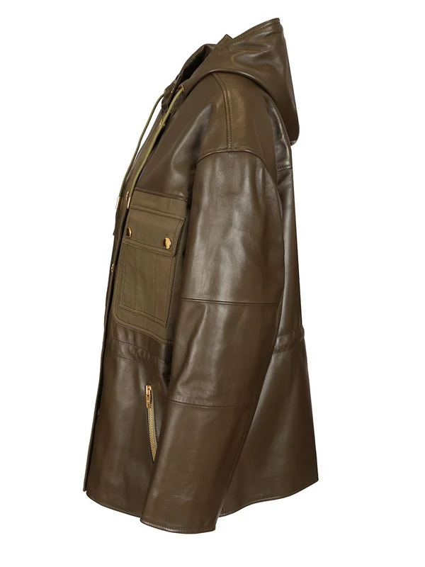 Celine Green Parka - Image 3