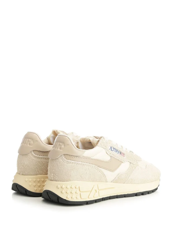 Autry Beige Low Top Sneakers - Image 3