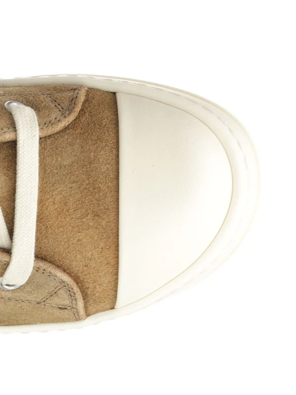 Rick Owens Beige High Top Sneakers - Image 4
