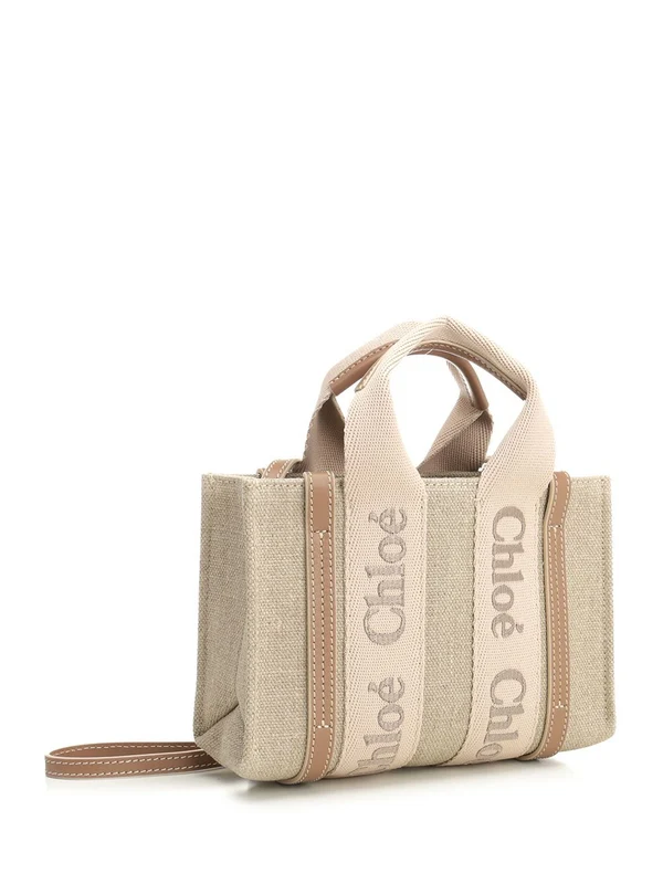 Chloe Beige Tote Bags - Image 2