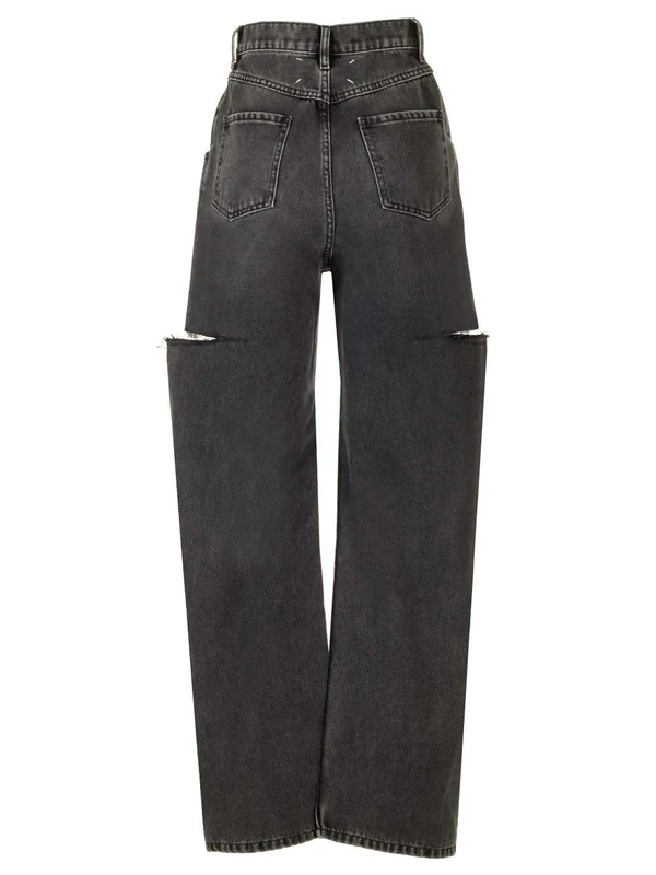 Maison Margiela Black Denim Pants - Image 2