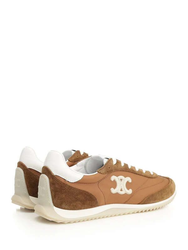 Celine Brown Low Top Sneakers - Image 3