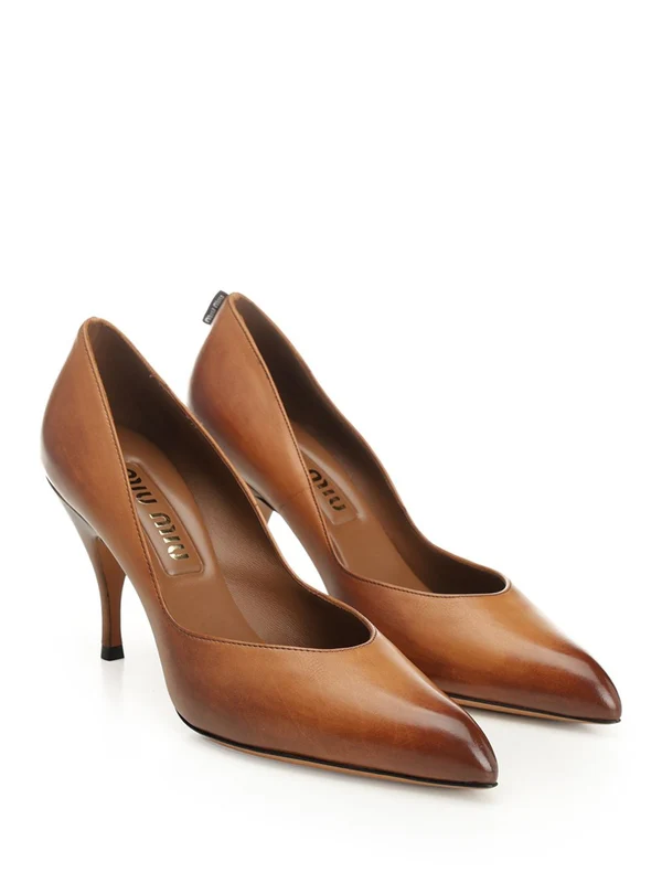 Miu Miu Brown Pumps Heels - Image 2